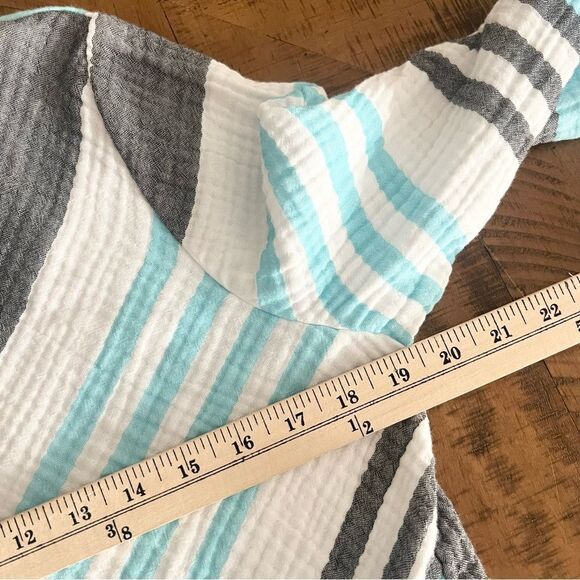 Habitat Clothes To Live In Top Gauze Top Blouse V Neck Size S Cotton - Picture 5 of 6